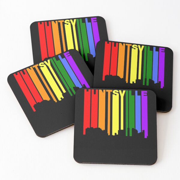 Item preview, Huntsville Alabama Gay Pride Rainbow Skyline designed and sold by MartinBrenner32.