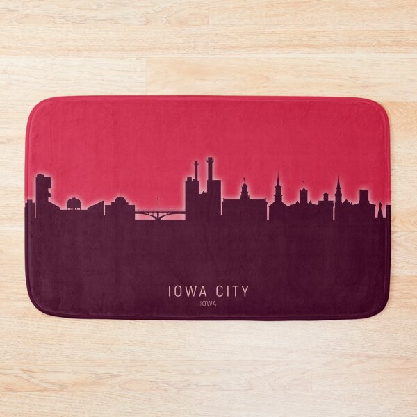 Artikelvorschau, Iowa City Iowa Skyline entworfen und verkauft von ArtPrints.