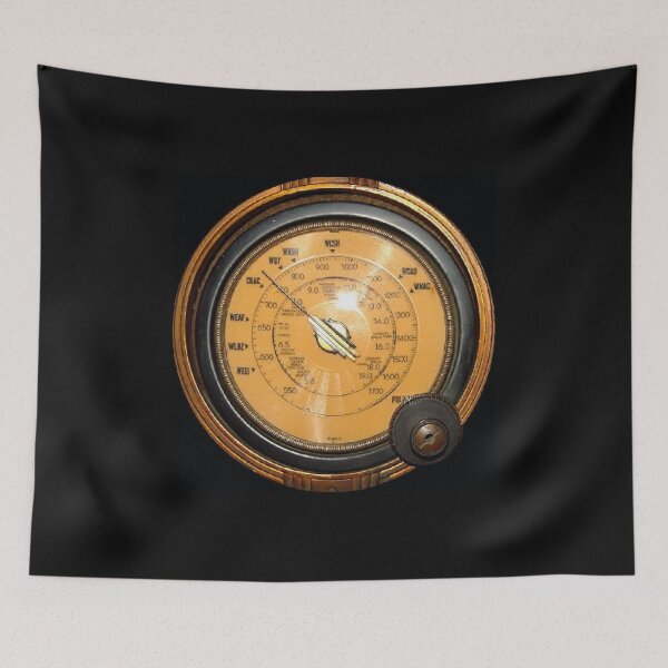 Item preview, Vintage European Radio Dial Clock designed and sold by KALEIDOSCOPE UK.