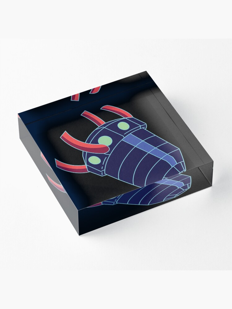 Alternate view of Rick Sanchez's Heart Metal Shield from Rick and Morty ™ Acrylic Block