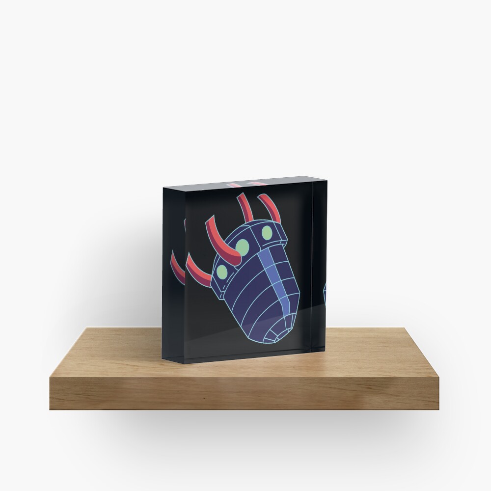 Rick Sanchez's Heart Metal Shield from Rick and Morty ™ Acrylic Block