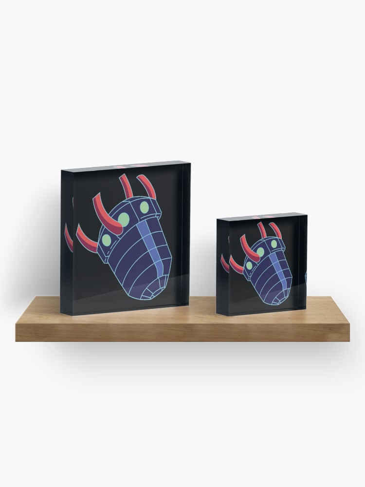 Alternate view of Rick Sanchez's Heart Metal Shield from Rick and Morty ™ Acrylic Block