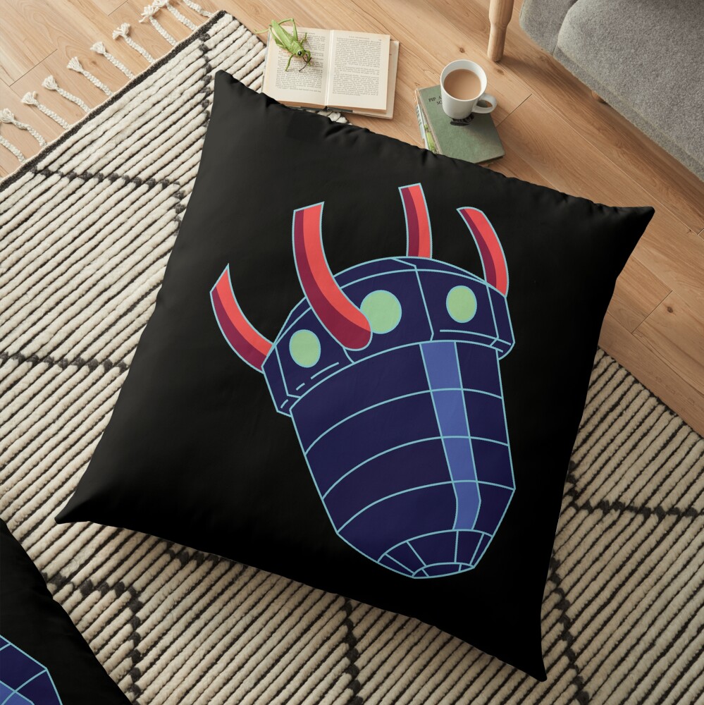 Rick Sanchez's Heart Metal Shield from Rick and Morty ™ Floor Pillow