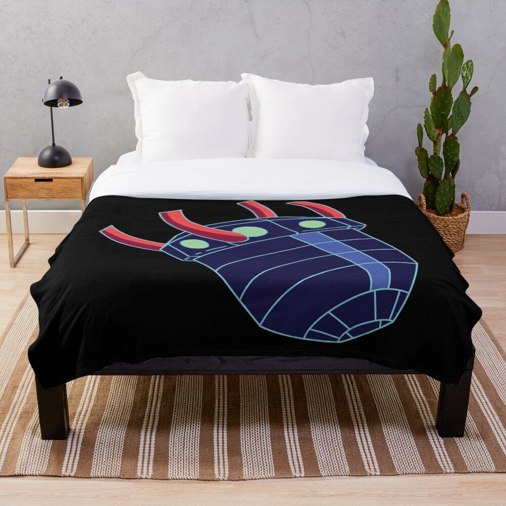 Rick Sanchez's Heart Metal Shield from Rick and Morty ™ Throw Blanket