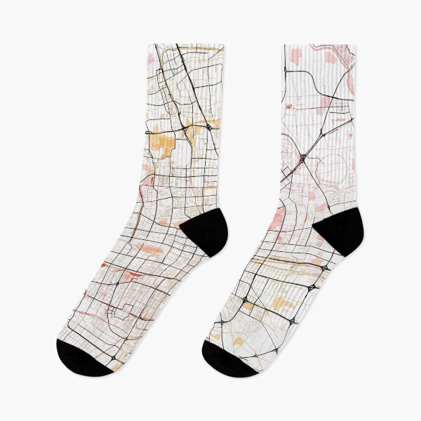 Item preview, Beijing Street Map Art Watercolor Color designed and sold by IvonDesign.