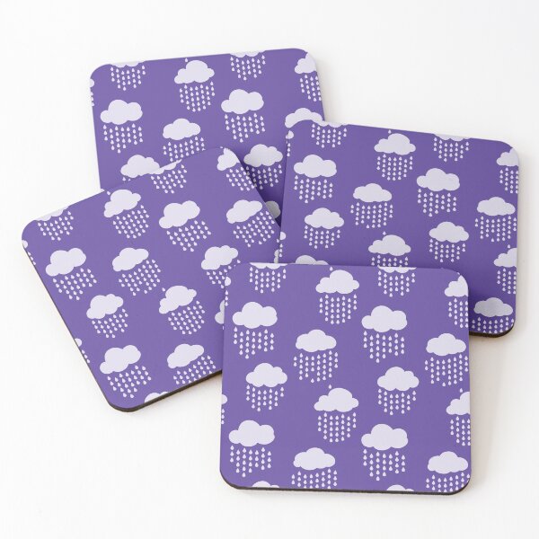 Aperçu de l'œuvre Cute Raining Cloud Pattern créée et vendue par digitalvintage.