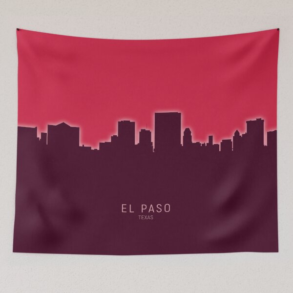 Item preview, El Paso Texas Skyline designed and sold by ArtPrints.