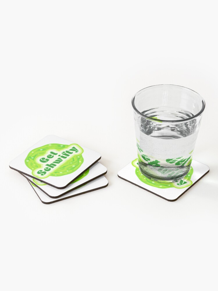 Alternate view of Get Schwifty Coasters (Set of 4)