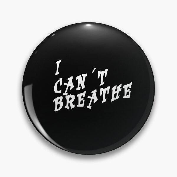 Item preview, I can't breathe white letters designed and sold by frankuffmann.