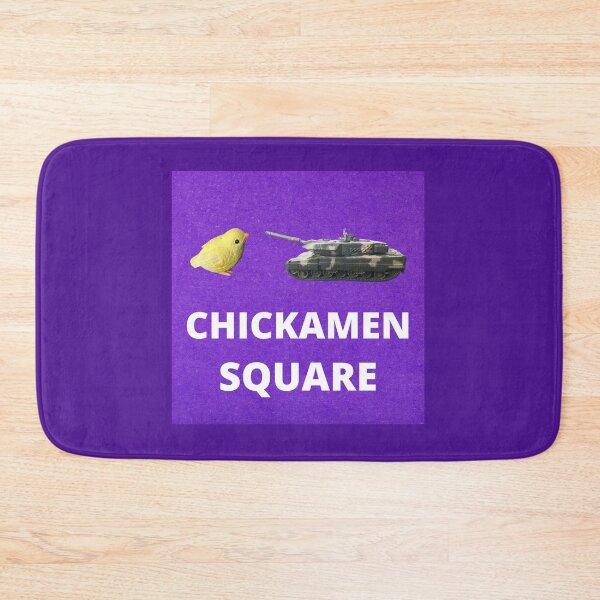 Item preview, Chickamen Square. Quirky design designed and sold by Bagsyrose.
