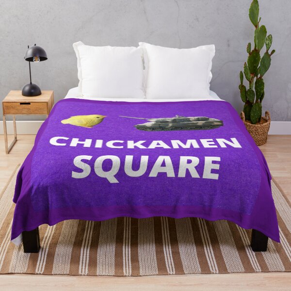 Item preview, Chickamen Square. Quirky design designed and sold by Bagsyrose.