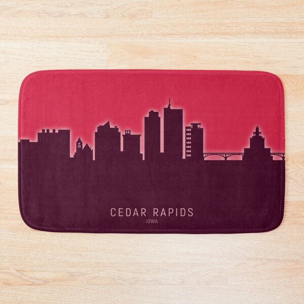 Item preview, Cedar Rapids Iowa Skyline designed and sold by ArtPrints.