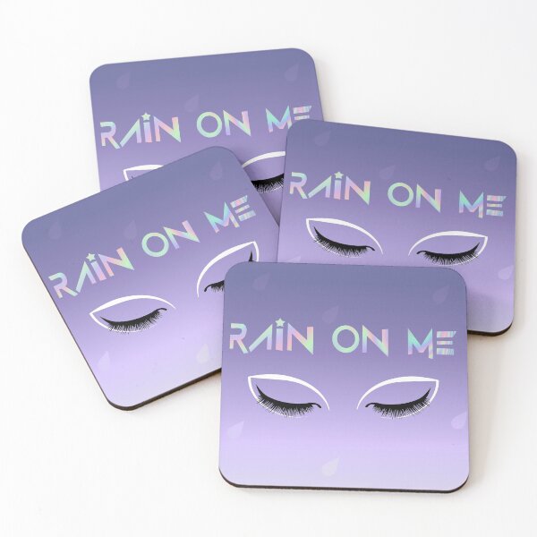 Item preview, Rain On Me Sticker Holographic designed and sold by KawaiiPattern.