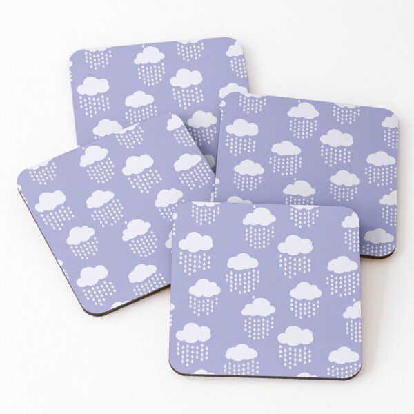 Aperçu de l'œuvre Cute Raining Cloud Pattern créée et vendue par digitalvintage.