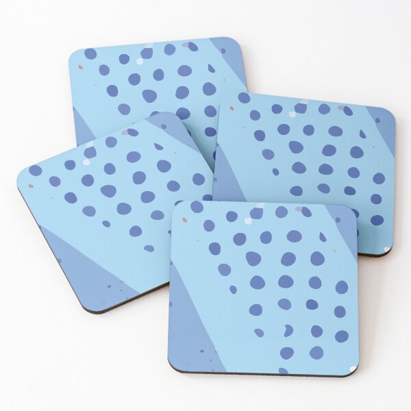 Item preview, Abstract Modern Contemporary Monochromatic Background in Cool Blue Color GC-118-5 designed and sold by GraphicCharms.