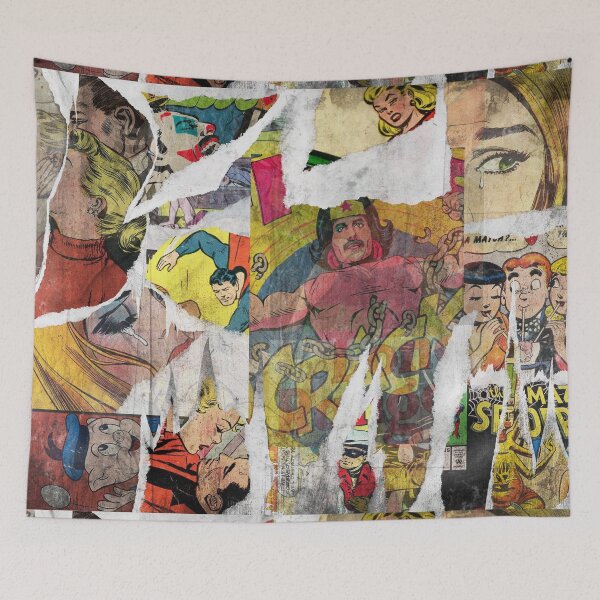 Item preview, Vintage Pop Art Comics Collage designed and sold by SoccaTamam.