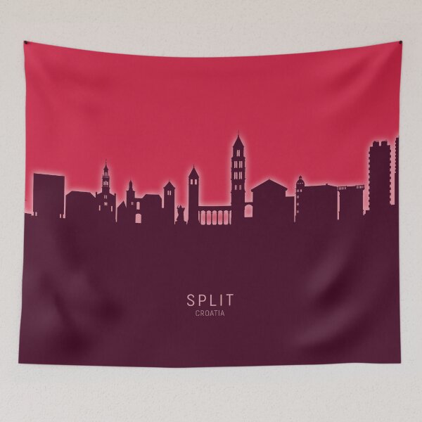 Item preview, Split Croatia Skyline designed and sold by ArtPrints.