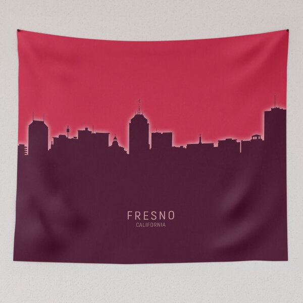 Item preview, Fresno California Skyline designed and sold by ArtPrints.