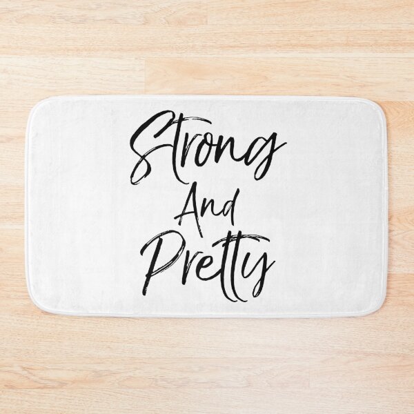 Item preview, Strong and Petty Workout Quote designed and sold by TNDesignStudio.