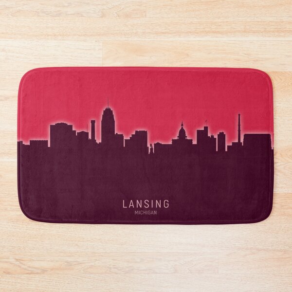 Item preview, Lansing Michigan Skyline designed and sold by ArtPrints.