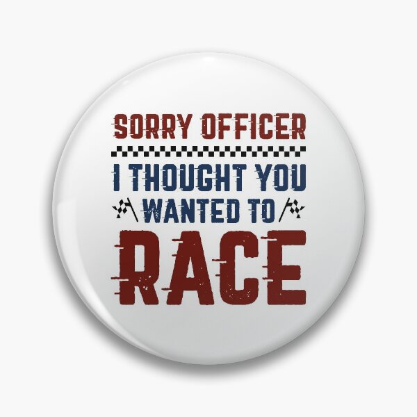 Item preview, Sorry Officer designed and sold by LuckyFoxDesigns.