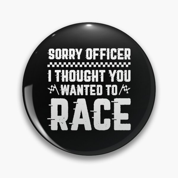 Item preview, Sorry Officer designed and sold by LuckyFoxDesigns.
