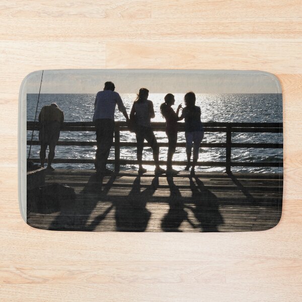 Item preview, At the Pier at Naples Enjoying Sunset designed and sold by cuprum.