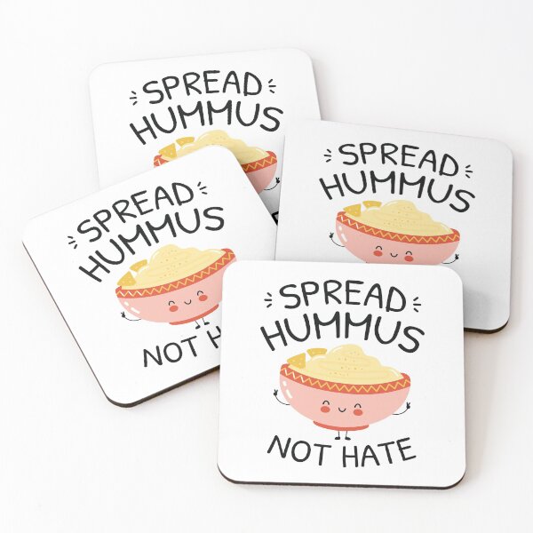 Item preview, Spread Hummus Not Hate designed and sold by LuckyFoxDesigns.