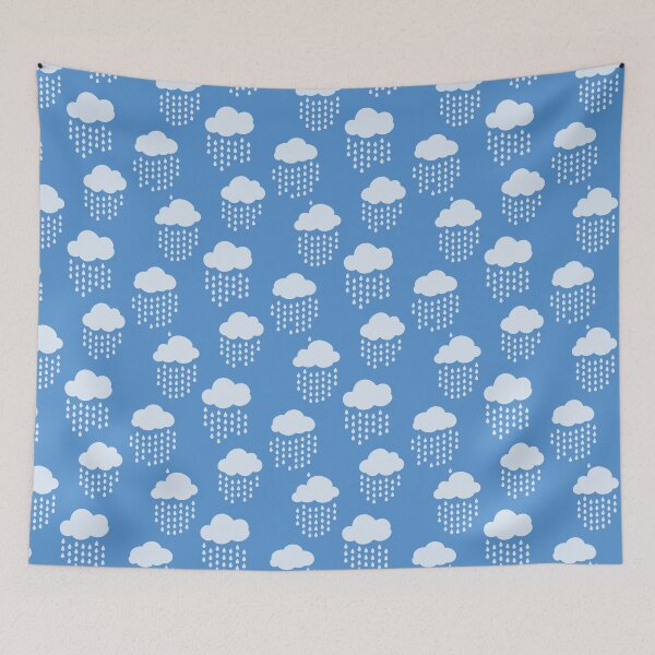 Artikelvorschau, Cute Raining Cloud Pattern entworfen und verkauft von digitalvintage.