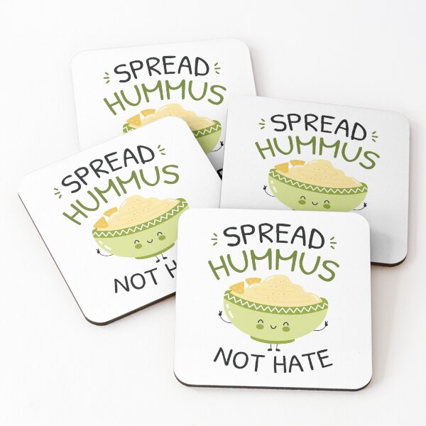Item preview, Spread Hummus Not Hate designed and sold by LuckyFoxDesigns.