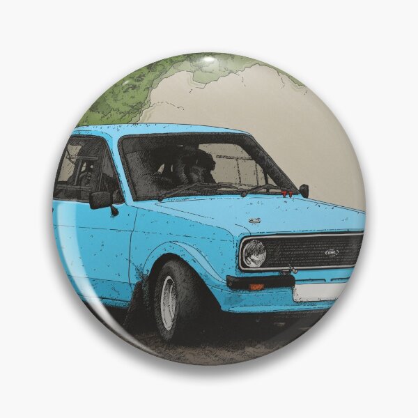 Item preview, Escort MK2 rally illustration designed and sold by ArtyMotive.