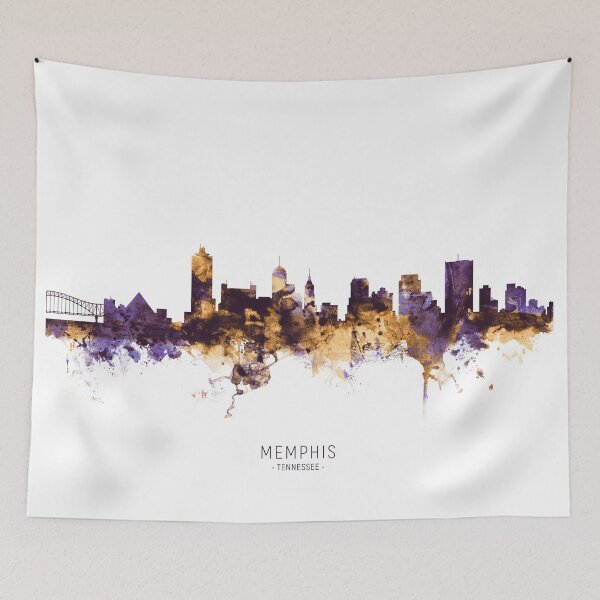 Item preview, Memphis Tennessee Skyline designed and sold by ArtPrints.