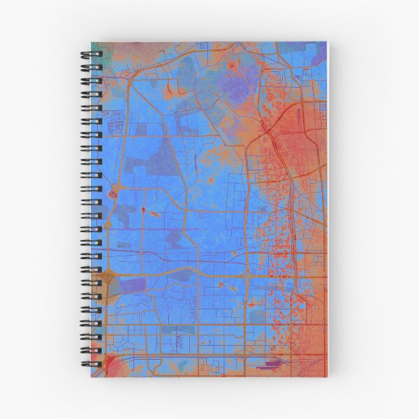 Item preview, Beijing Street Map Art Watercolor Apocalyptic Earth designed and sold by IvonDesign.