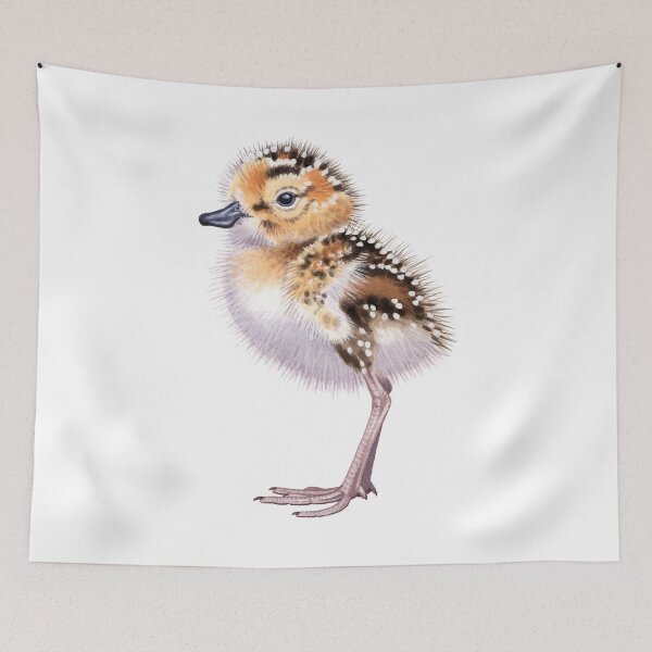 Item preview, Spoon-billed Sandpiper chick designed and sold by kokayart.