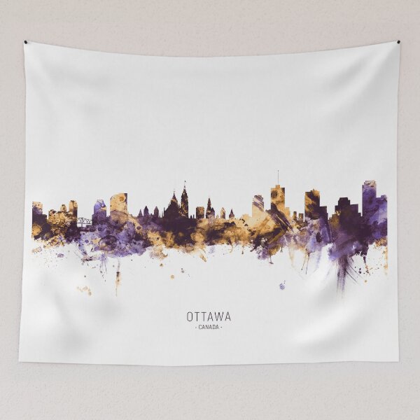 Item preview, Ottawa Canada Skyline designed and sold by ArtPrints.