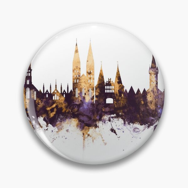 Item preview, Lubeck Germany Skyline designed and sold by ArtPrints.