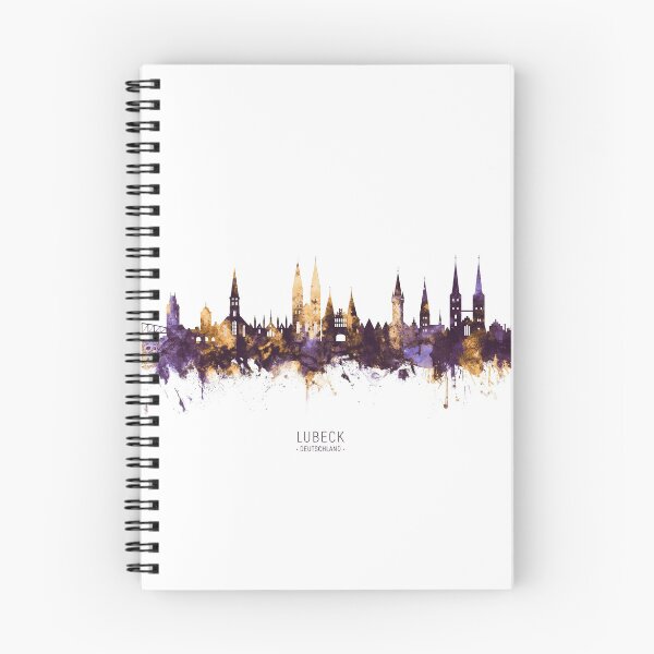 Item preview, Lubeck Germany Skyline designed and sold by ArtPrints.