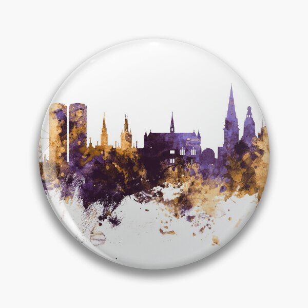 Item preview, Dundee Scotland Skyline designed and sold by ArtPrints.