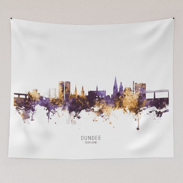 Item preview, Dundee Scotland Skyline designed and sold by ArtPrints.