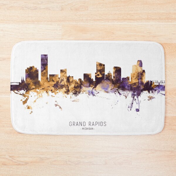 Item preview, Grand Rapids Michigan Skyline designed and sold by ArtPrints.