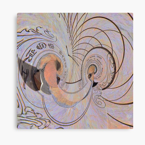 Curved space-time 5 Canvas Print
