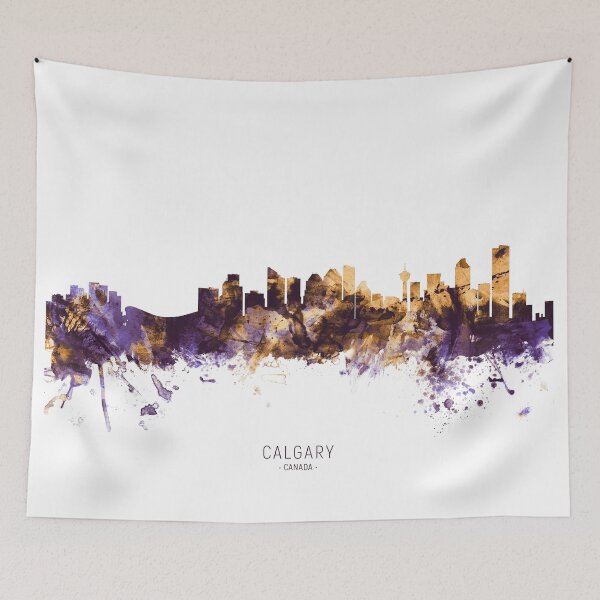 Item preview, Calgary Canada Skyline designed and sold by ArtPrints.