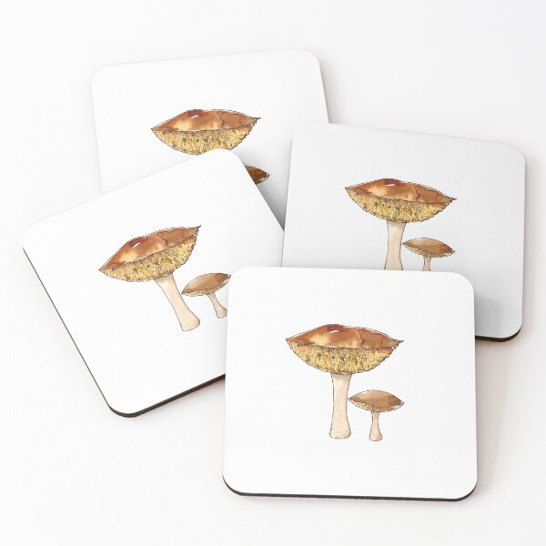 Item preview, Watercolor hand drawn illustration of Boletus Badius Mushroom designed and sold by FuzzyLogicKate.