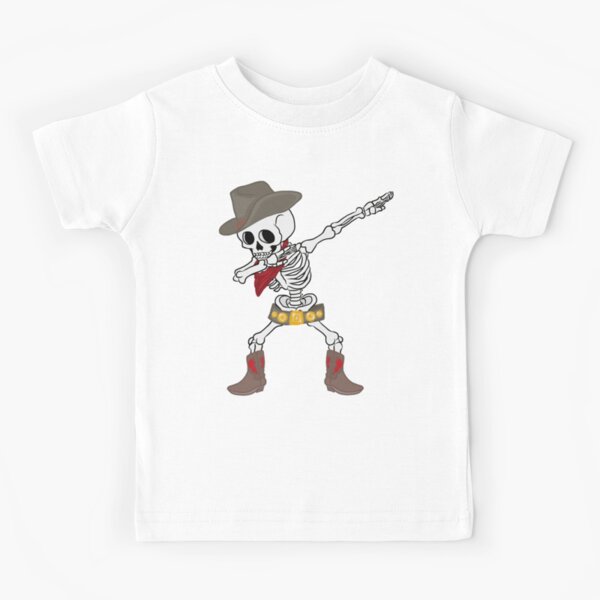 Dabbing Skeleton Kids T Shirts Redbubble - skeleton t shirt roblox
