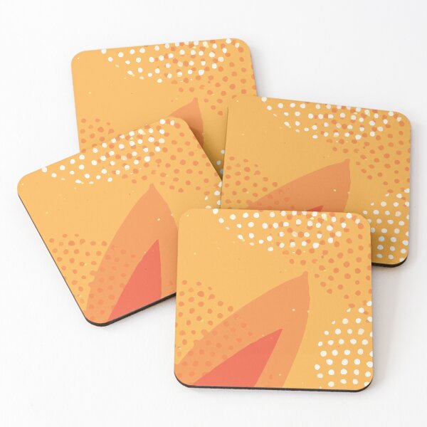 Item preview, Abstract Modern Contemporary Monochromatic Background in Bright Orange Color, GC-118-10 designed and sold by GraphicCharms.