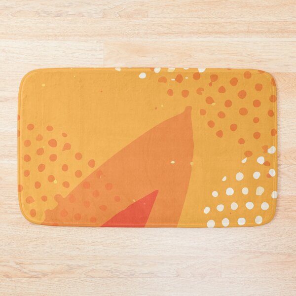 Item preview, Abstract Modern Contemporary Monochromatic Background in Bright Orange Color, GC-118-10 designed and sold by GraphicCharms.