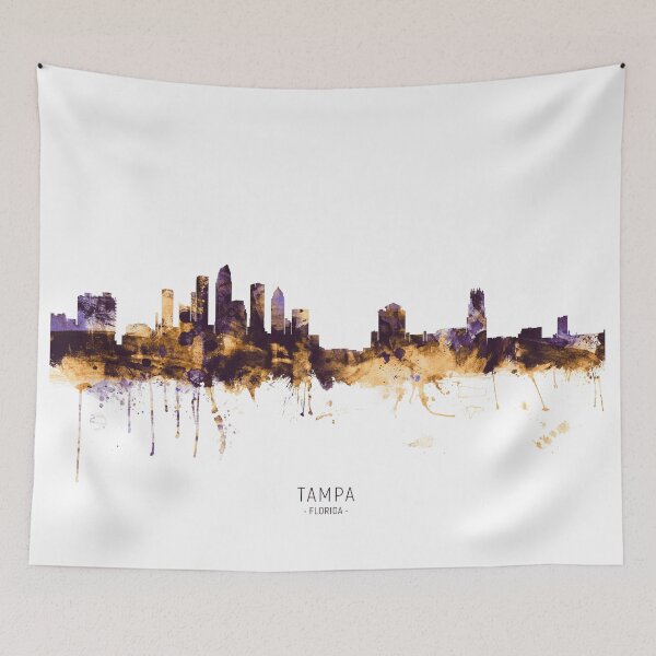 Item preview, Tampa Florida Skyline designed and sold by ArtPrints.