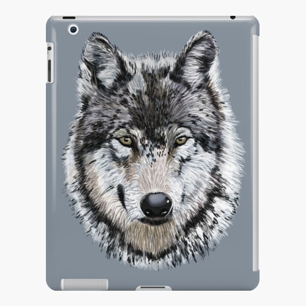 Grey Wolf iPad Snap Case