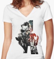 Metal Gear Solid V Women's Fitted V-Neck T-Shirt