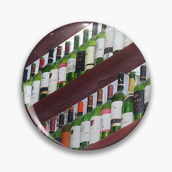 Item preview, Diagonal Rows of Wine Bottlles  designed and sold by Linda Walsh.